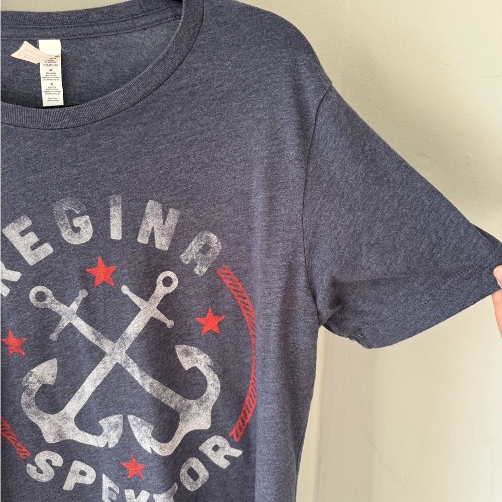 Regina Spektor, Sailor Song Tee, Navy, Size M, Concert Merch - Picture 2 of 6